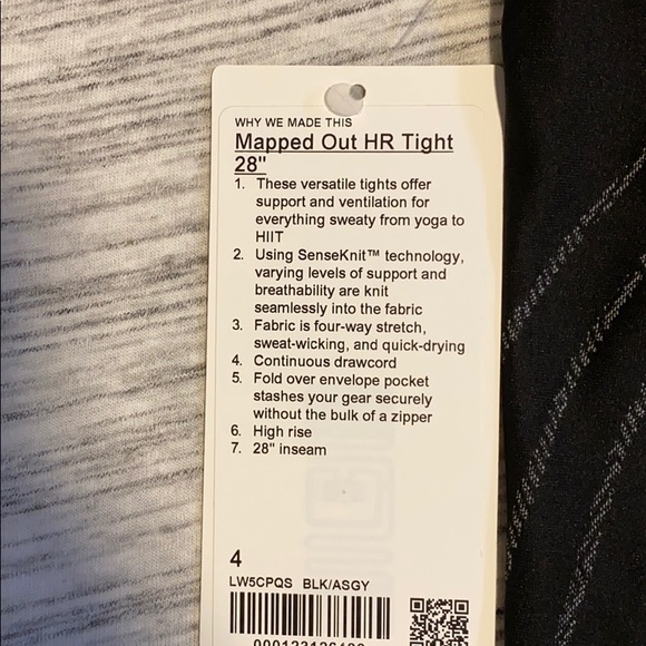 Lululemon Mapped Out Running Tight 28” - Picture 4 of 5